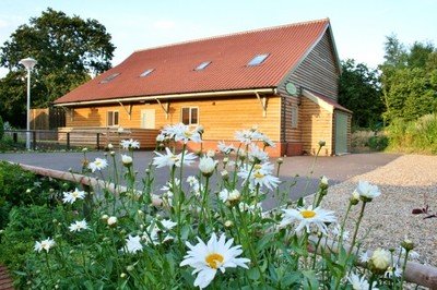 Accessible disabled access luxury barn with hot tub and pool in Norfolk, UK