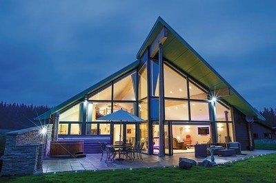 Accessible disabled access luxury lodge in Northumberland, UK