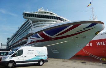 Disabled mobility equipment hire van and cruise ship