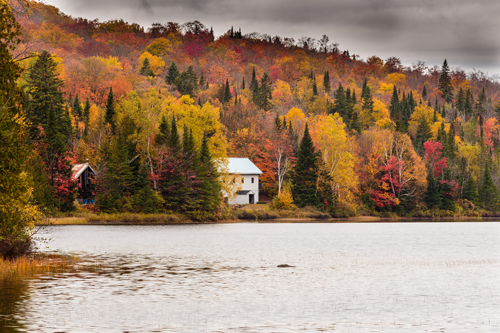 Quebec autumn landscape