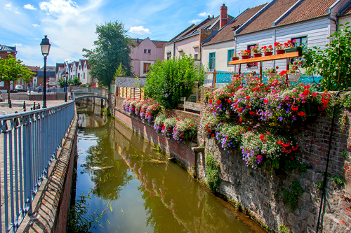 Canal in Amiens, Somme
