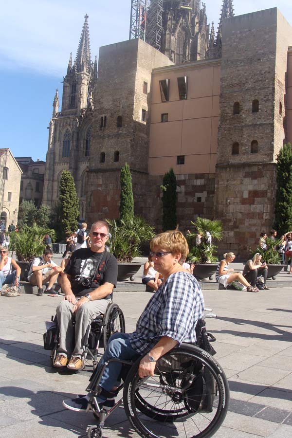 Wheelchair users visiting Barcelona
