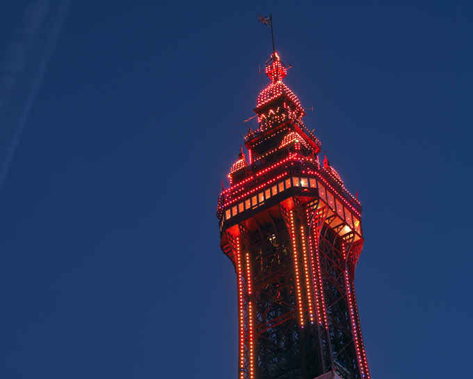 Blackpool Tower during Blackpool Illuminations