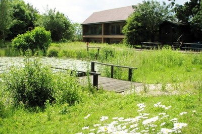 Accessible fishing lake in Norfolk