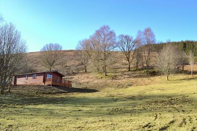 Remote holiday lodge in the Scottish Highlands