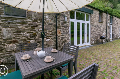 Isolated holiday lodge in Powys, Wales