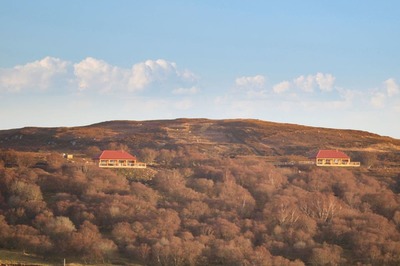 Remote holiday lodge in the Scottish Highlands