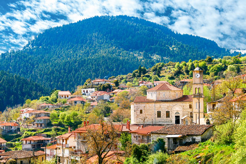 Mountain village in the Peloponnese