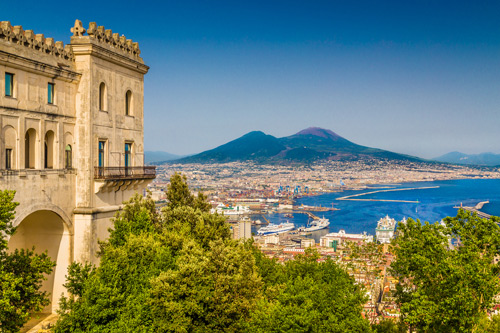 Naples viewed from Certosa di San Martino