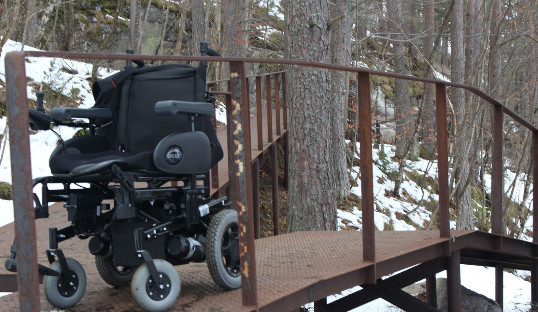 Electric wheelchair in Norway