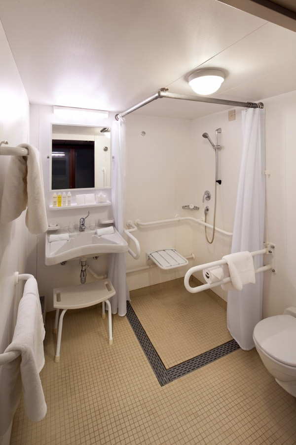 Azamara cruise ship stateroom disabled bathroom