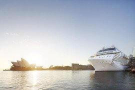Celebrity Cruises cruise ship at Sydney harbour