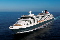 Cunard cruise ship on the Atlantic