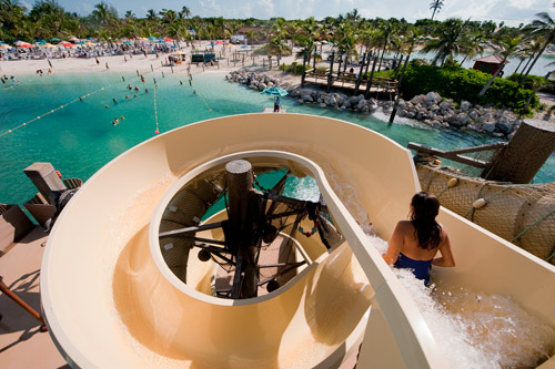 Water slide on Castaway Cay