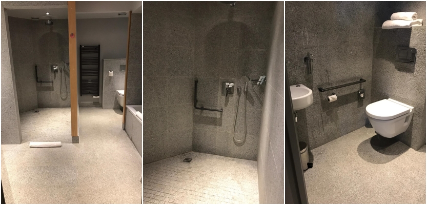 Disabled-friendly hotel bathrooms and wet rooms in Val Thorens, France