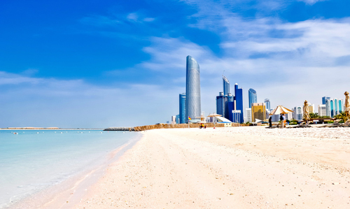 Abu Dhabi beach, United Arab Emirates