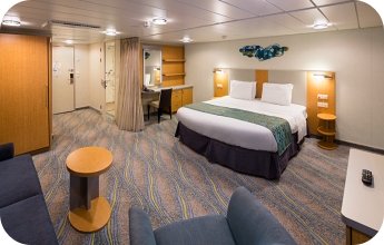 Royal Caribbean accessible cruise ship cabin for disabled guests