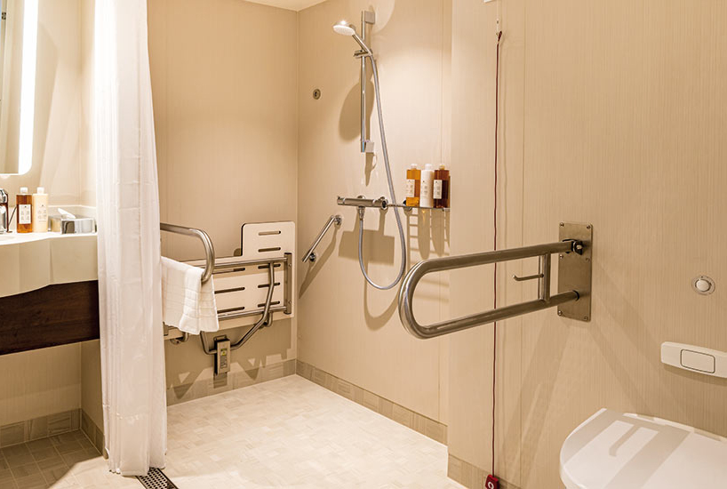 Saga cruise ship disabled access cabin wet room