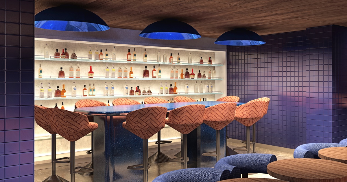 Mexican restaurant on Virgin Voyages cruise ship