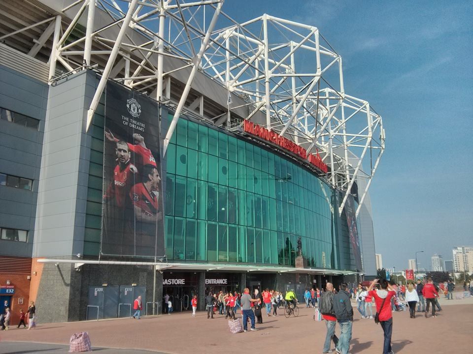 Manchester United football stadium