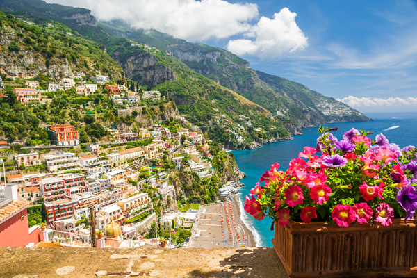 Amalfi coast, near Naples, Italy