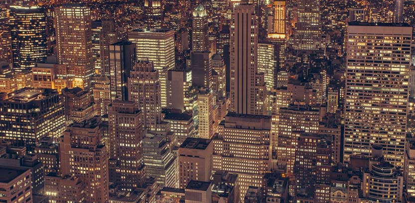 New York city lights