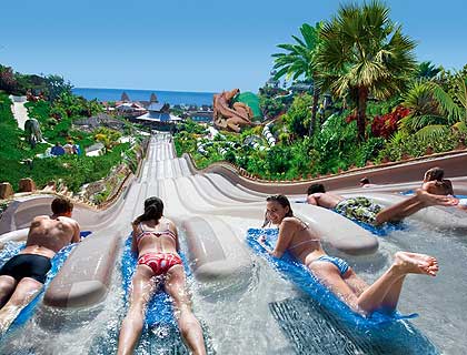 Waterslide at Siam Park, Tenerife