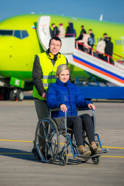 Wheelchair airport assistance