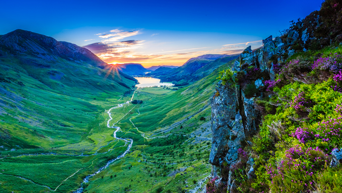 Buttermere valley, the Lake District