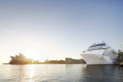 Cruise ship in Sydney harbour