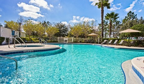 Floridian-style hotel, next to Seaworld image