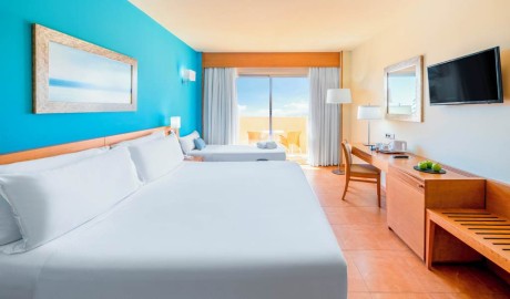 Modern beach hotel image