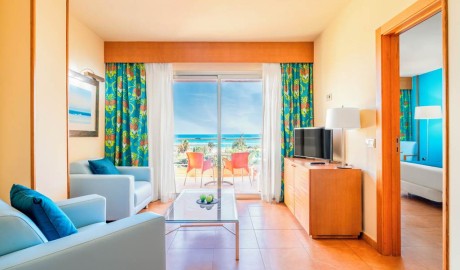 Modern beach hotel image