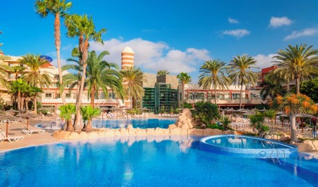 Modern beach hotel image