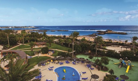 Modern beach hotel image