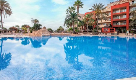 Modern beach hotel image