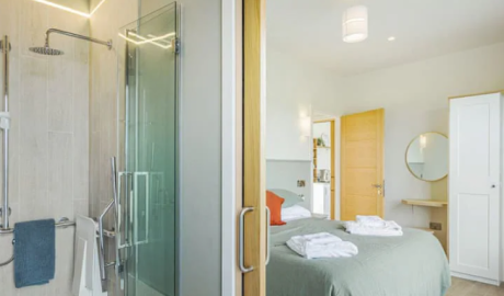 Accessible countryside lodge image