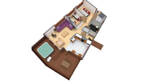 Accessible Lodge with Hot Tub and Hoist image