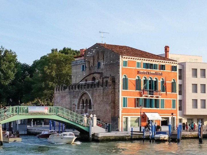 Venetian style hotel Card image