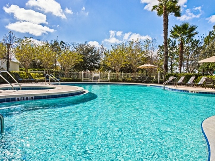 Floridian-style hotel, next to Seaworld Card image