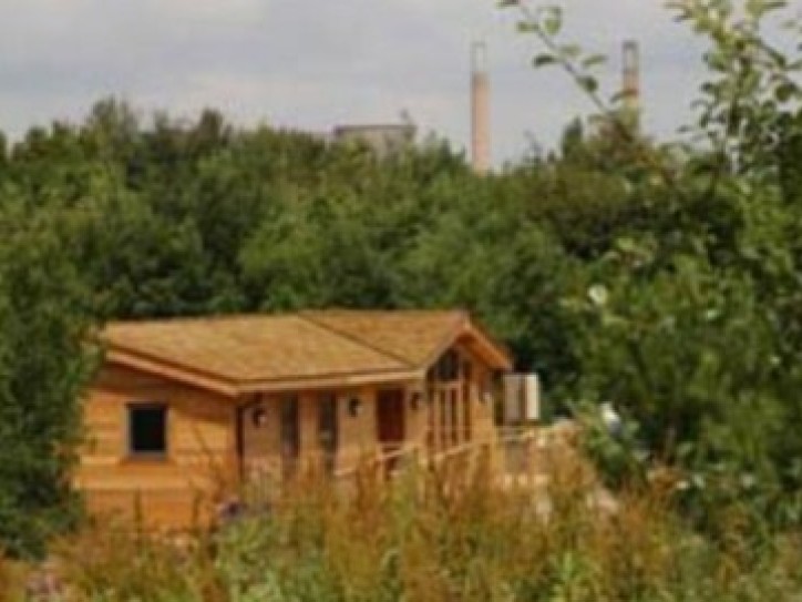 Countryside Log Cabin Card image