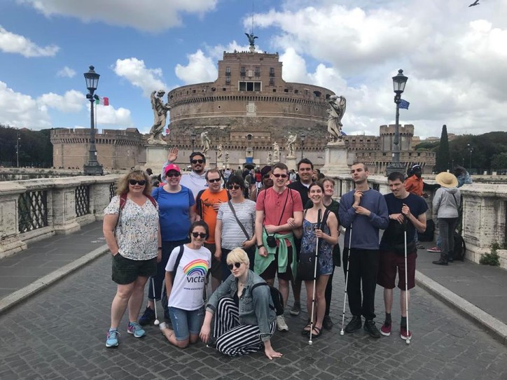 Blind and Partially Sighted Package Holiday Card image