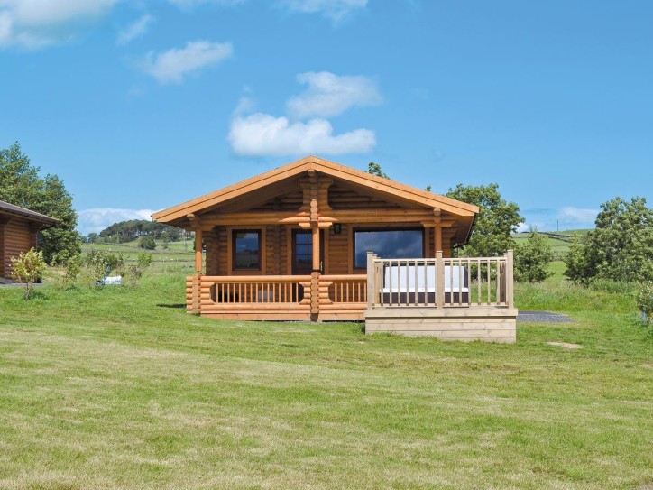 Scenic Log Cabin Card image