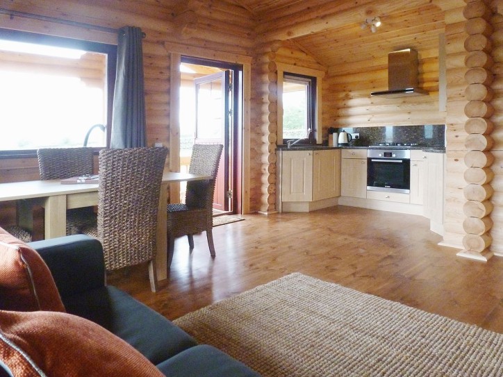 Scenic Log Cabin Card image