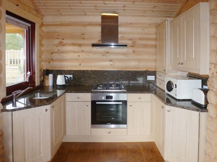 Scenic Log Cabin Card image