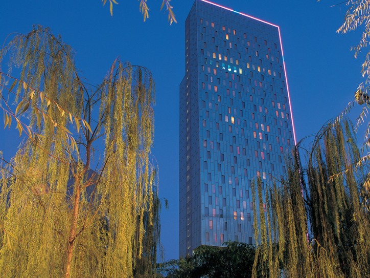 Accessible Skyscraper Hotel Card image