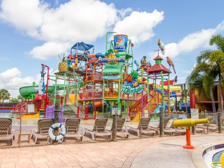 Hotel and Water Park Card image