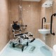 Recline shower chair